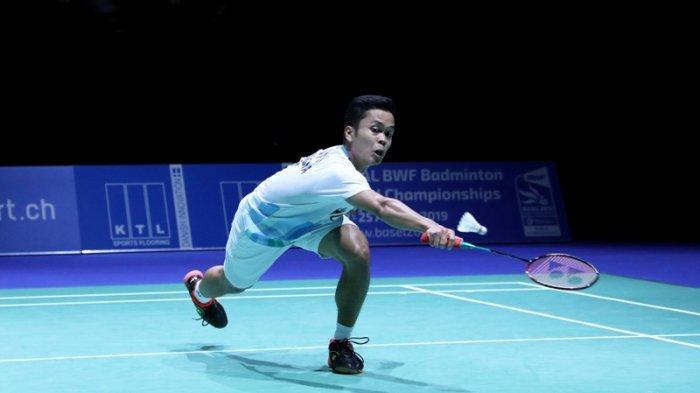 Swiss Open 2019: Anthony Sinisuka Ginting Dihentikan Shi Yuqi di Semifinal