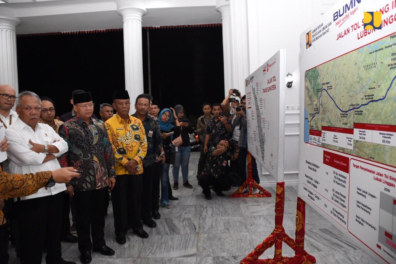 Pembangunan Tol Lubuk Linggau-Curup-Bengkulu 95,8 Km Dimulai