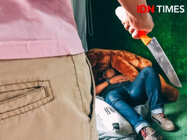 Melakukan Penusukan di Halte TransJakarta, Pria Ini Jadi Tersangka