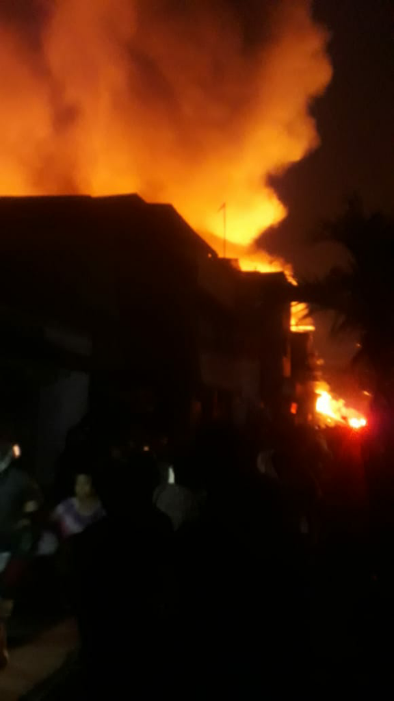 Kebakaran di Tamansari Jakarta Barat Hanguskan Ratusan Rumah