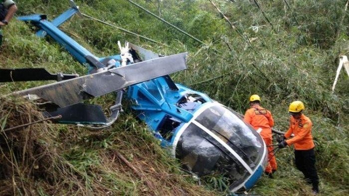 Kecelakaan Helikopter di Tasikmalaya, Kemenhub Kirim Inspektur Penerbangan ke Lokasi