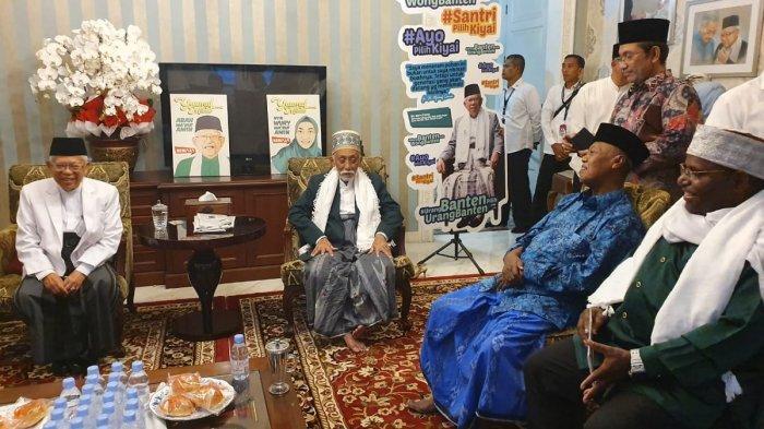 Jelang Debat, Ma'ruf Amin Dapat Dukungan Doa dari Kiai Sepuh Sampai Deddy Mizwar