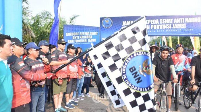 2500 Peserta Goes, Sukseskan Jambore Sepeda Sehat Generasi Milineal Anti Narkoba