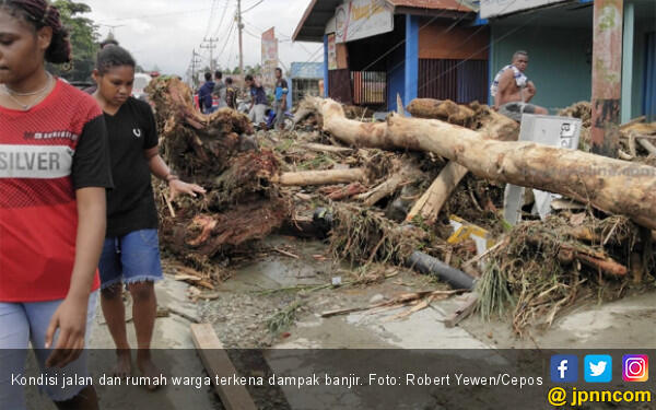 Update Banjir Sentani: 50 Orang Meninggal, 2 Pesawat Terbang Rusak