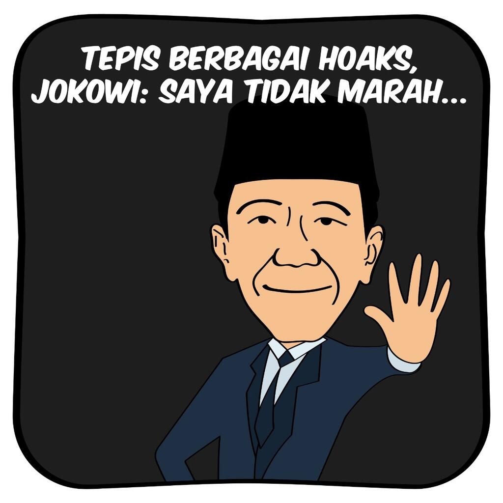 Setengah Tahun Bersabar Diterpa Hoaks, Akhirnya Jokowi Angkat Bicara