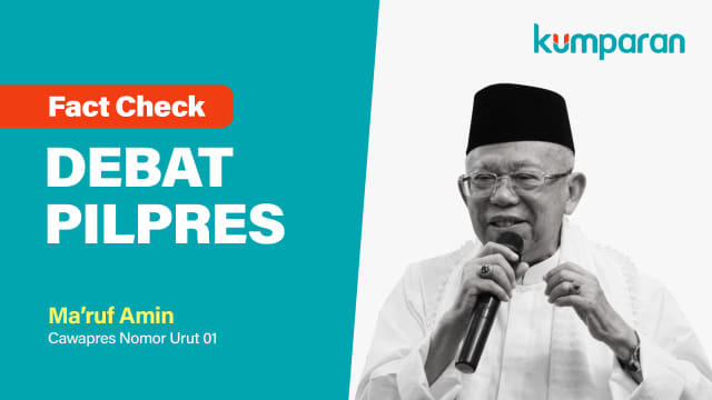 Fact Check: Ma'ruf Amin Sebut TKA di Indonesia Hanya 0,01 %, Benarkah?