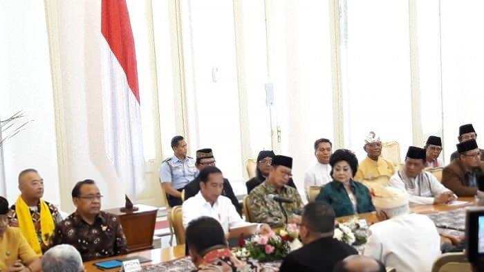 Presiden Jokowi Terima Perwakilan Forum Kerukunan Umat Beragama di Istana Bogor