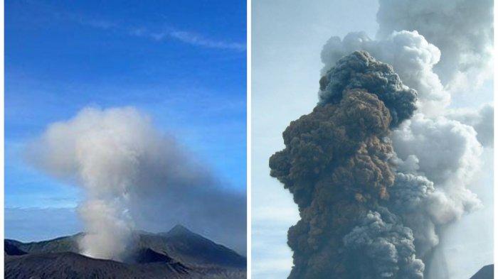 Gunung Bromo Kembali Erupsi, Sejumlah Wilayah di Probolinggo Diselimuti Hujan Abu