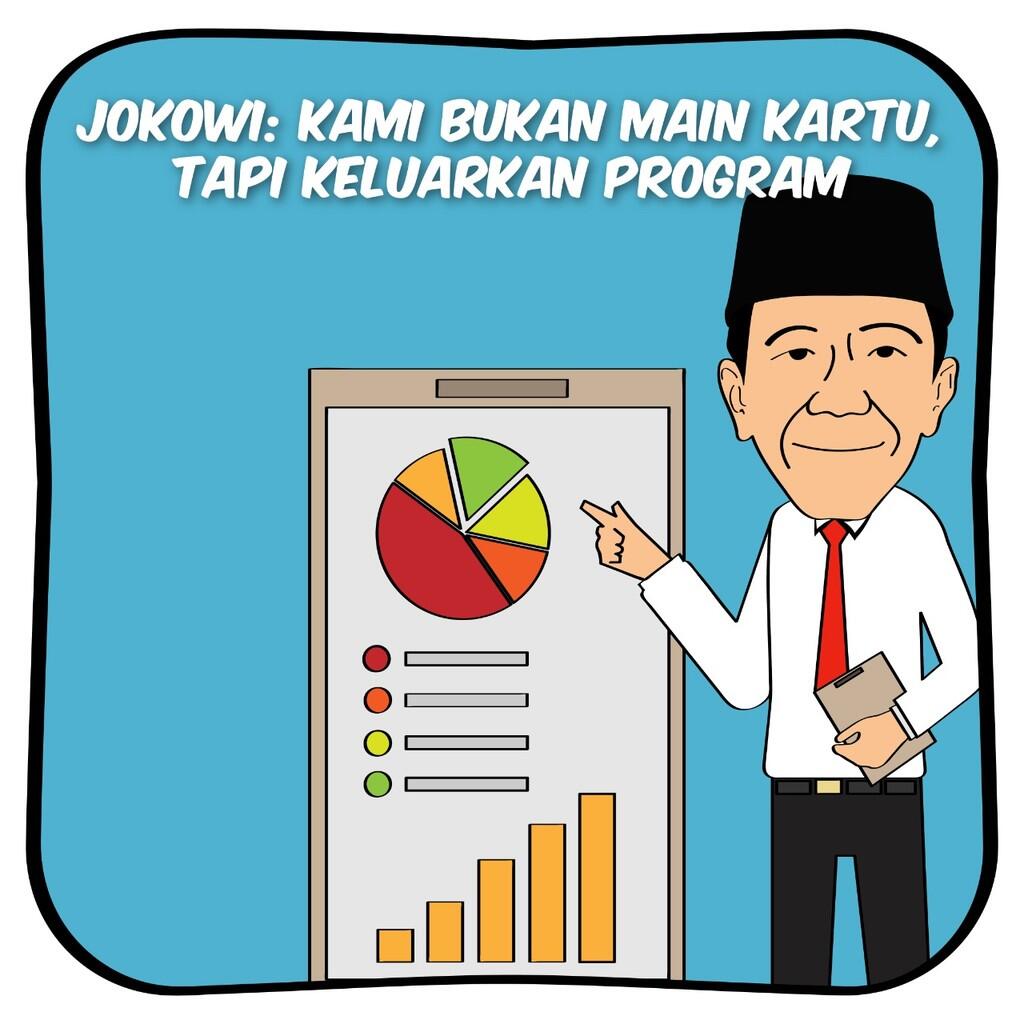 Jokowi: Kami Bukan Main Kartu, tapi Keluarkan Program