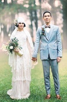 Gaun dengan Train Sebagai Inspirasi Pernikahan Sista!