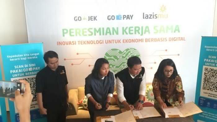GOJEK, GO-PAY, dan Lazismu Sepakati MoU Digitalisasi Zakat