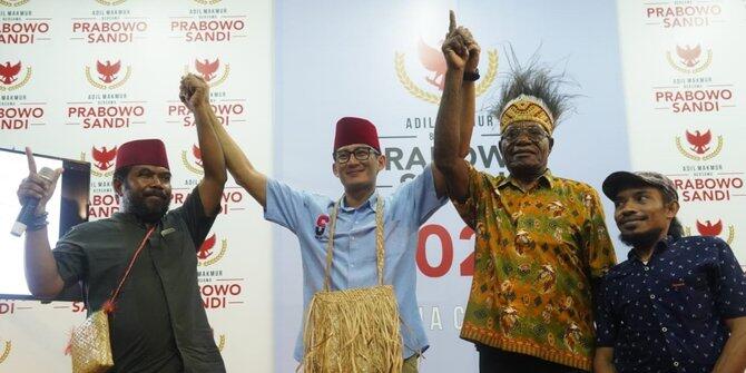 Prabowo-Sandi Unggul Wilayah Indonesia Timur