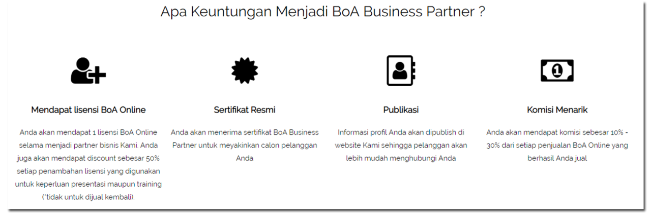 Jadi Agen/Reseller Software Akuntansi BoA Accounting Komisi 10-30%