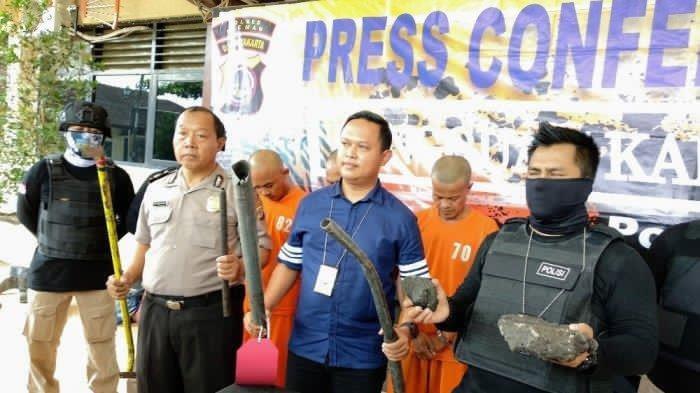 Empat Pelaku Perusak Bus Antar Jaya Dibekuk, Terancam Hukuman 5 Tahun 6 Bulan