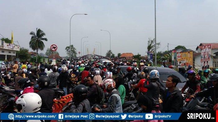 Ampera Macet Total, LRT Palembang Angkut 12 Ribu Penumpang