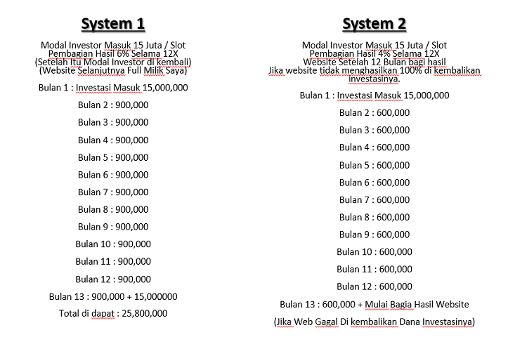 Bagi Hasil Website Adsense (12 Bulan 6% / bagi hasil tanpa batas) Part 4