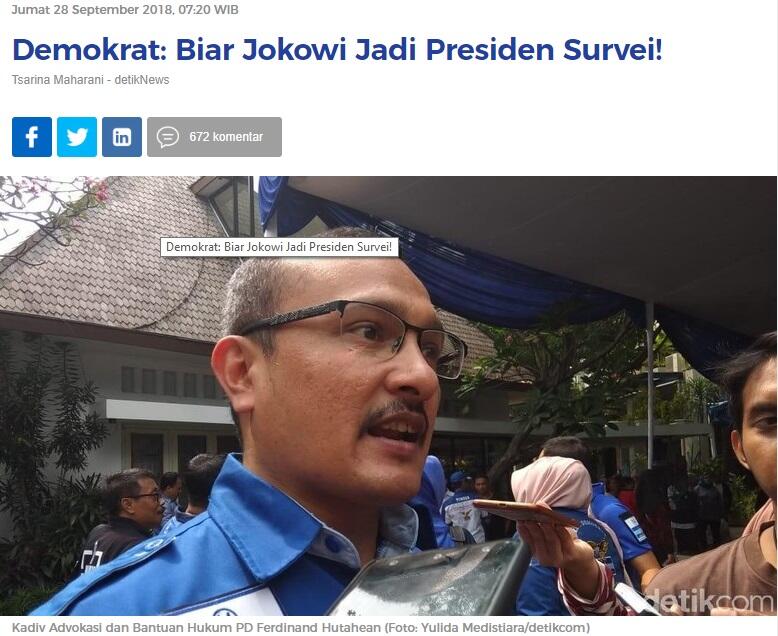 Karena Survei Kompas, Rusak Survei Sebelanga