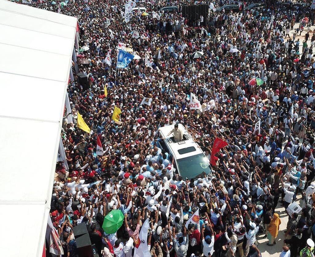 Jokowi Kampanye Akbar di Serang, Prabowo ke Manado-Makassar