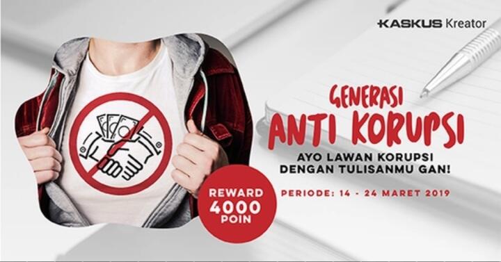 Say BIG NO Untuk Generasi ANTRI KORUPSI!