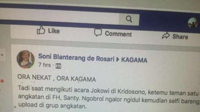Kisah Ibu Ini Nekat Cegat Jokowi Saat Naik Sepeda