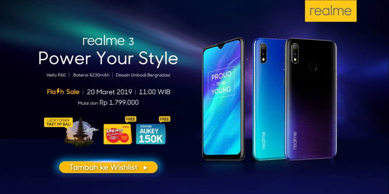 Mau Beli Hp &amp; Traveling Tapi Budget Cuma Rp1.799.000? Realme 3 Jawabannya!