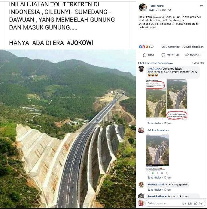 &#91;Fakta atau Hoaks&#93; Benarkah jalan yang membelah gunung ini adalah jalan tol Cileunyi?