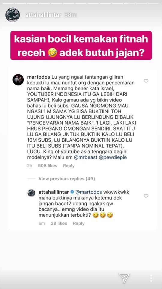 Atta Halilintar Akan Melaporkan Akun Yang Mencemarkan Nama Baiknya Di Media Social