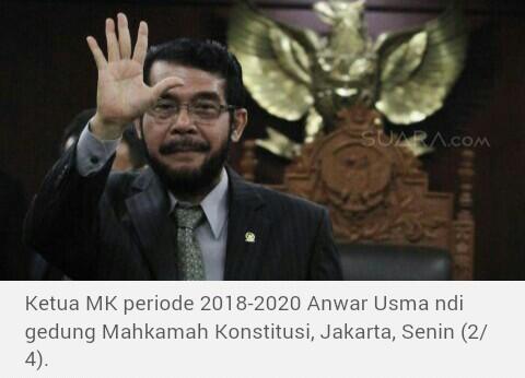  Ini Lima Peraturan Pendukung MK Terkait Penanganan Sengketa Pemilu 2019