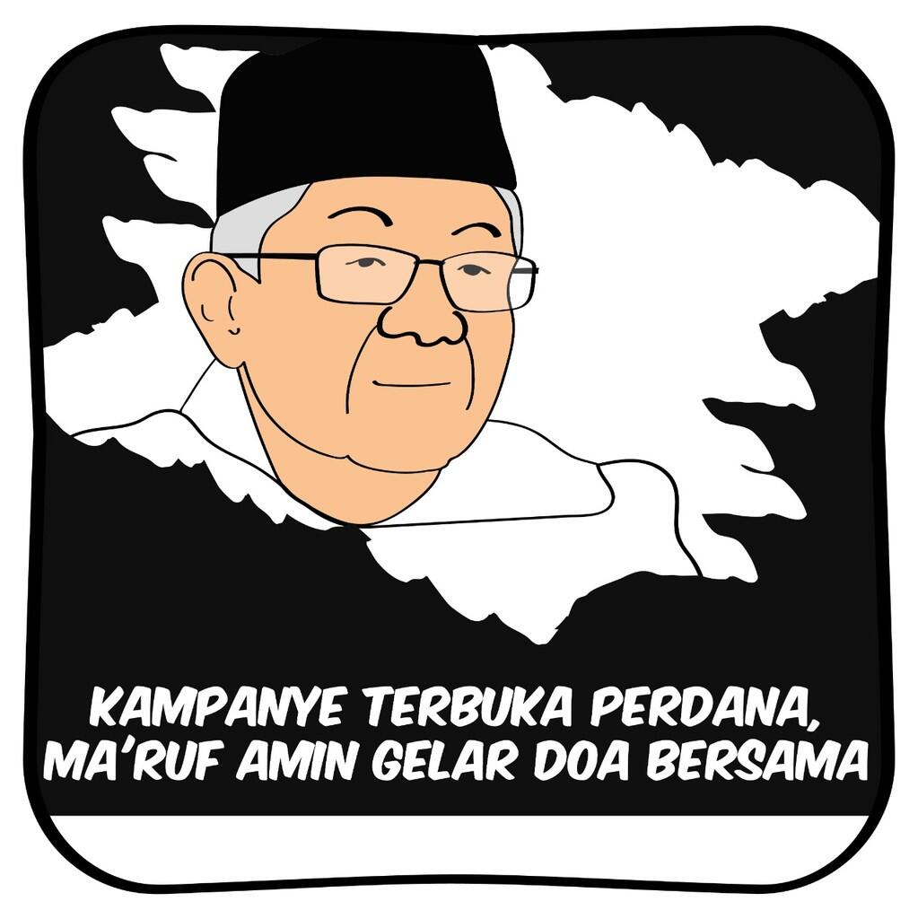 Hari pertama kampanye terbuka, Ma'ruf Amin gelar doa bersama