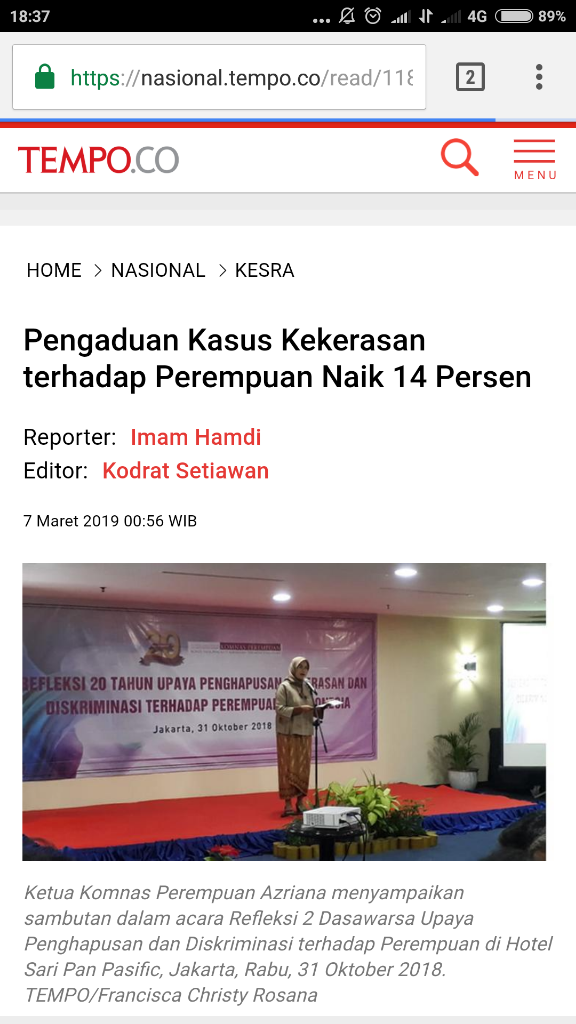 Stop Kekerasan Pada Wanita, Bagaimana Pendapat Agan?