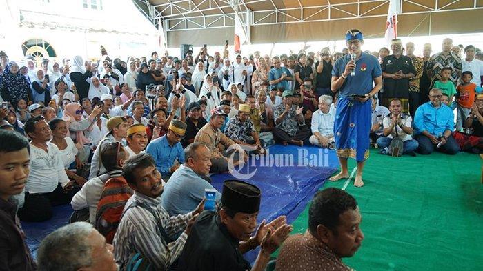 Sapa Warga Tanjung Benoa, Sandiaga Tegaskan Tolak Reklamasi