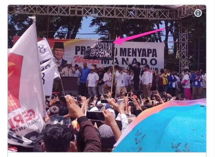 Bendera Tauhid di Kampanye Prabowo Dicap Langgar UU Pemilu