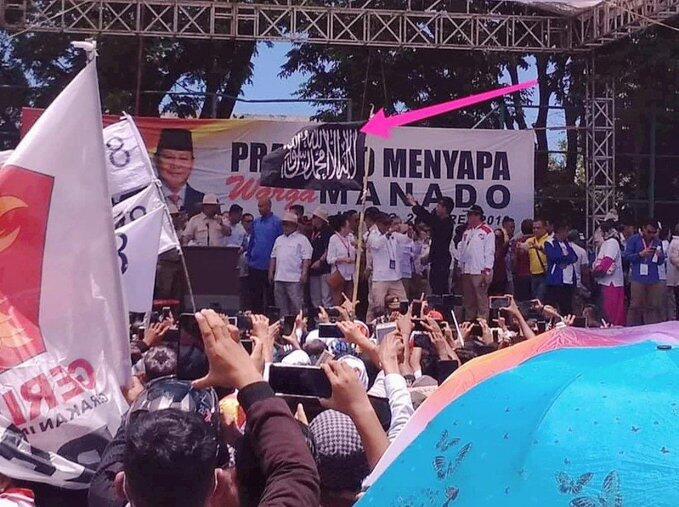 Bendera Tauhid di Kampanye Prabowo Dicap Langgar UU Pemilu