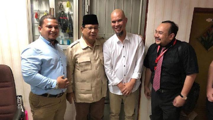 Jika MA Tolak Kasasi Ahmad Dhani, Prabowo Jadi Penjamin