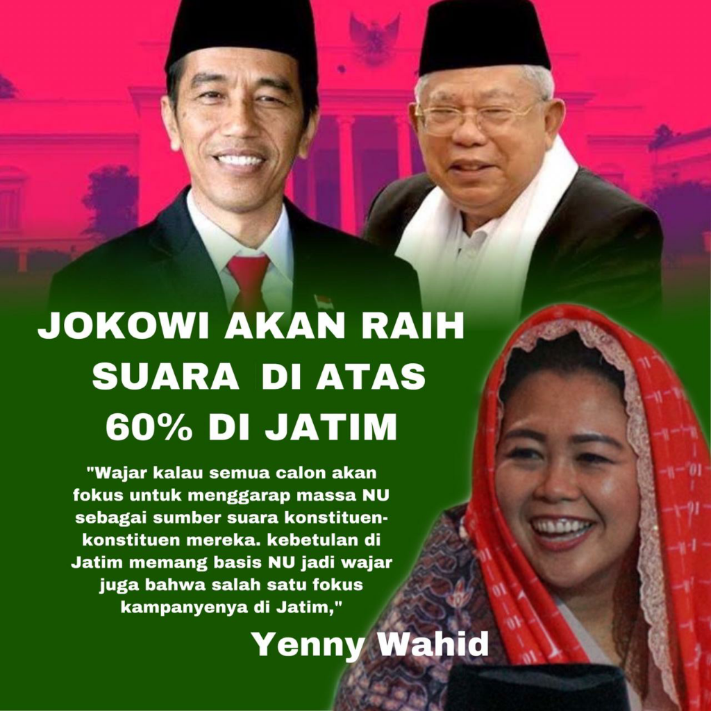 Yenny Wahid Optimis Jokowi-Maruf Amin Menang Tebal di Jatim