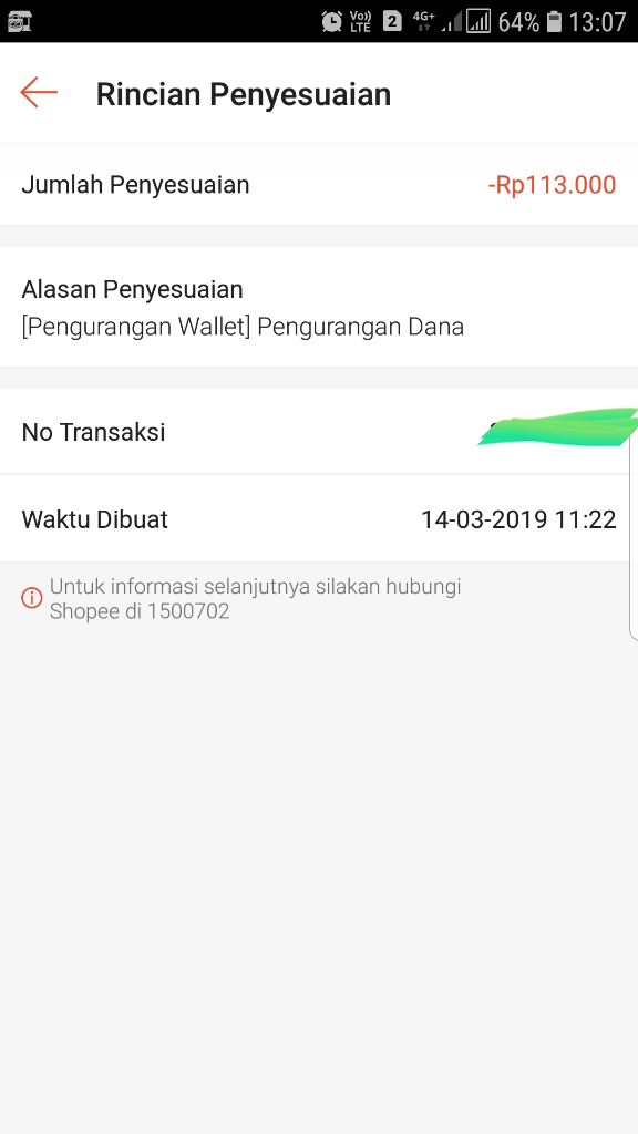 Saldo Shopee Dikurangi Tanpa Keterangan Yang Jelas