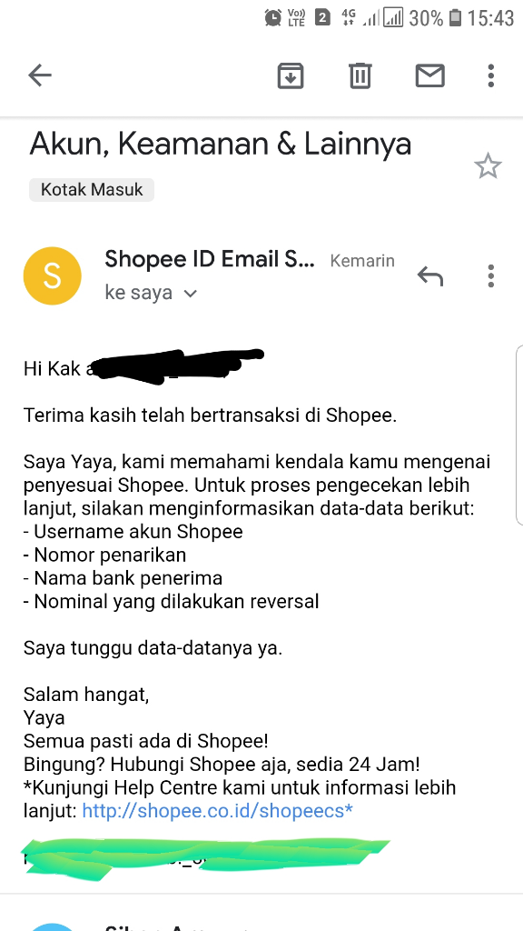 Saldo Shopee Dikurangi Tanpa Keterangan Yang Jelas