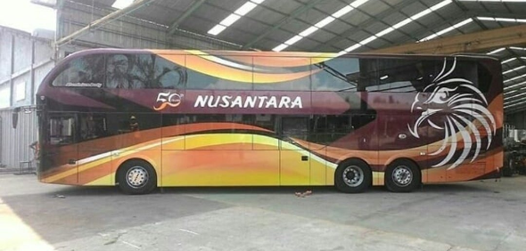 5 Varian Bus Tingkat Terbaik Indonesia.... Bismania masuk !!!