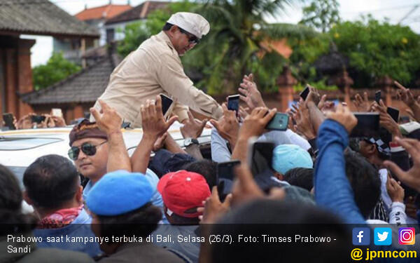 Prabowo Tegur Pendukungnya yang Menjelekkan Jokowi