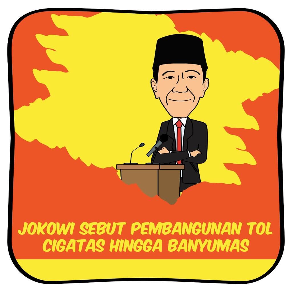 Jokowi Sebut Tol Cigatas Akan Dibangun Hingga Banyumas
