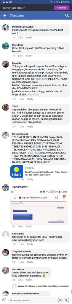 Harga gledek TiKet.com menipu, banyak yg tertipu