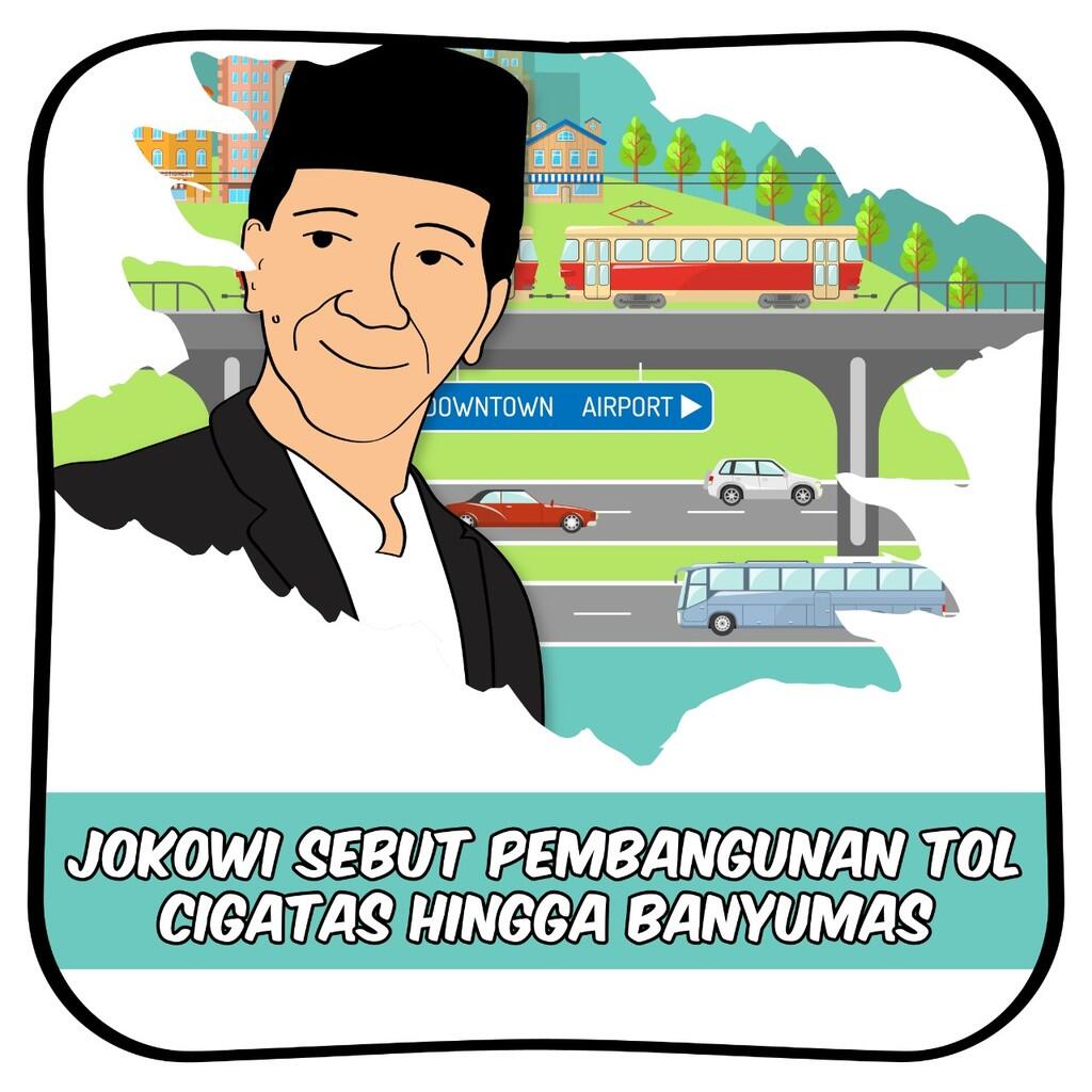 Jokowi Sebut Pembangunan Tol Cigatas hingga Banyumas