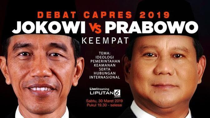 Debat Ke Empat Capres 2019