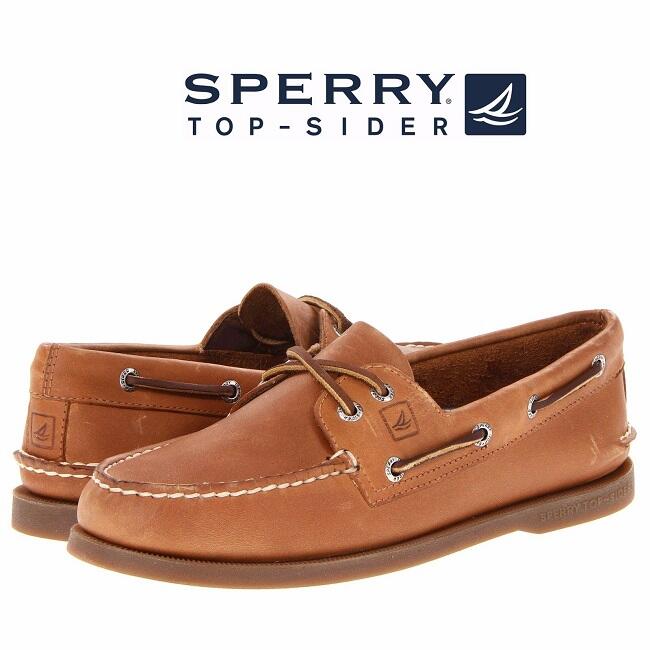 SEPATU SPERRY TOP-SIDER AUTHENTIC ORIGINAL MOCCASIN/SLIP ON SAHARA LEATHER BOAT SHOES