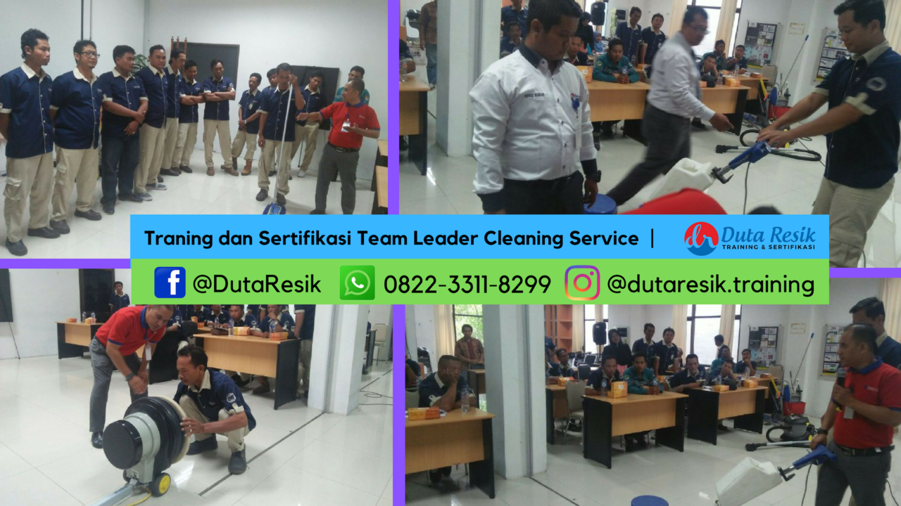 Training dan Sertifikasi Team Leader Cleaning Service