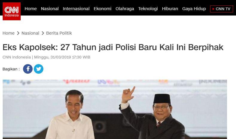 Eks Kapolsek: 27 Tahun jadi Polisi Baru Kali Ini Berpihak