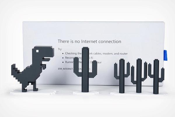 Ketika T-Rex nya Google Offline Berubah Jadi Mainan Sebenarnya (Inilah yang Terjadi)