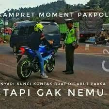 Meme Kocak Ditilang Polisi... 