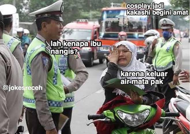 Meme Kocak Ditilang Polisi... 