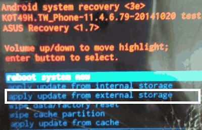 Cara Flashing Asus Zenfone 5 T00F/T00J (A500CG) Bootloop Lupapola Matot